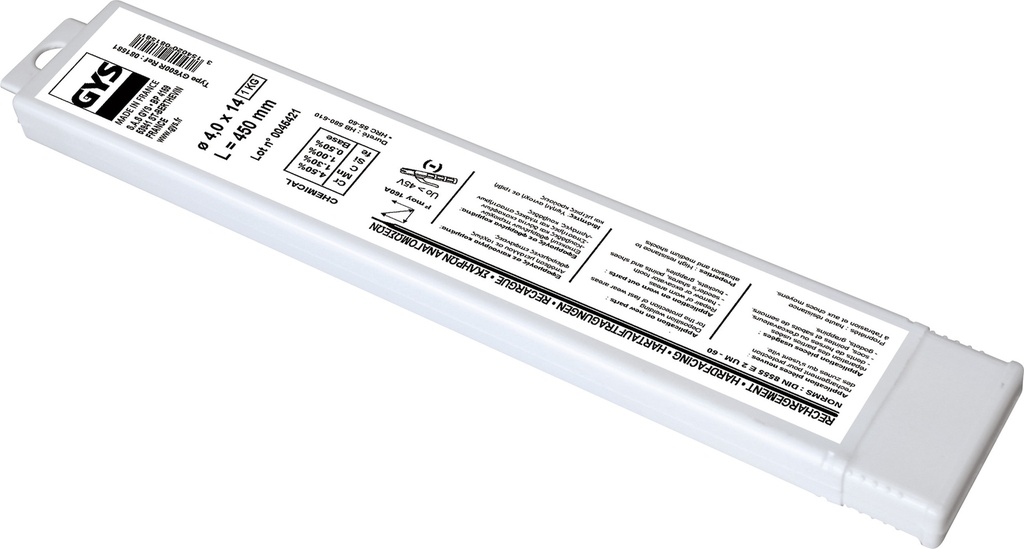 GYS 14 HARDFACING ELECTRODES Ø4.0 - PLASTIC CASE