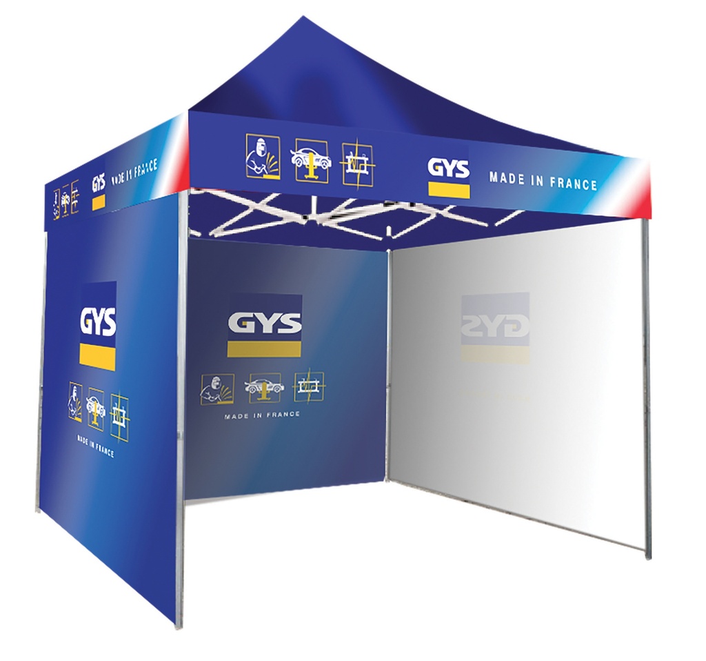 GYS GYS MARQUEE 3 x 3m - WITH 3 SIDES