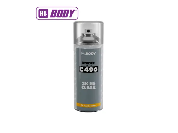 HB Body 496 SPRAY (AEROSOL) CLEAR COAT 400ml