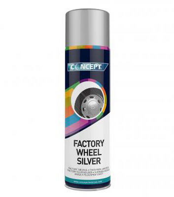 450ml Concept Rapide Wheel Silver Aerosol (Each)