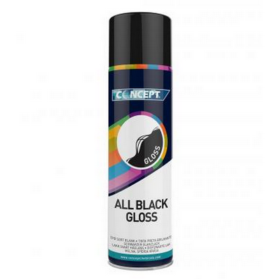 450ml Concept All Black Gloss Aerosol (Each)