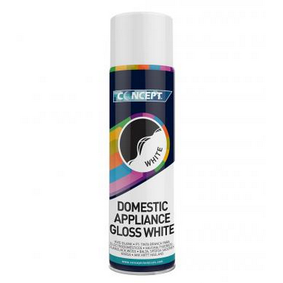450ml Concept Domestic Appliance White Aerosol (Each)