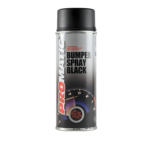 PROMATIC - BUMPERSPRAY BLACK AEROSOL (400ML)