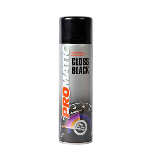 PROMATIC - GLOSS BLACK AEROSOL (500ML)