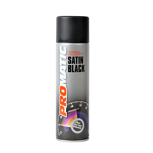 PROMATIC - SATIN BLACK AEROSOL (500ML)