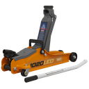 Sealey Low Profile Short Chassis Trolley Jack 2 Tonne - Orange