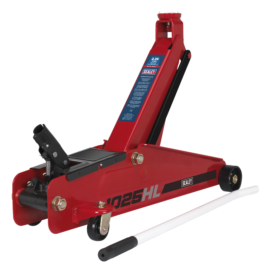 Sealey High Lift SUV Trolley Jack with Super Rocket Lift 2.25 Tonne