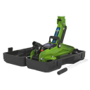 Short Chassis Trolley Jack with Storage Case 2 Tonne - Green