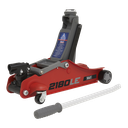 180° Handle Low Profile Short Chassis Trolley Jack 2 Tonne - Red