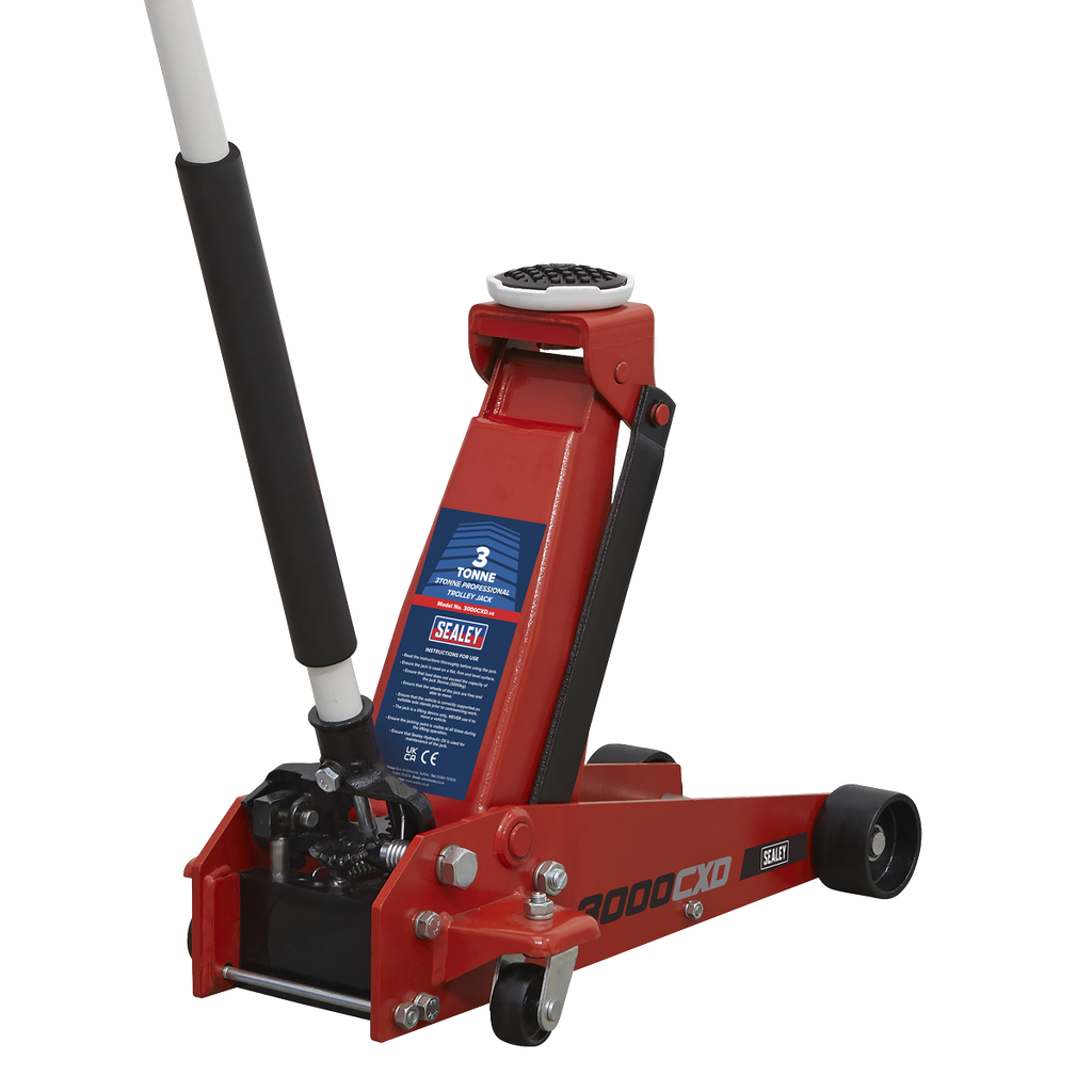 Sealey Standard Chassis Trolley Jack 3 Tonne
