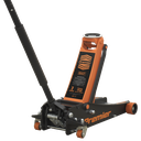 Premier Low Profile Trolley Jack with Rocket Lift 3 Tonne - Orange