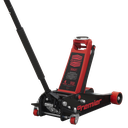 Sealey Premier Low Profile Trolley Jack with Rocket Lift 4 Tonne - Red