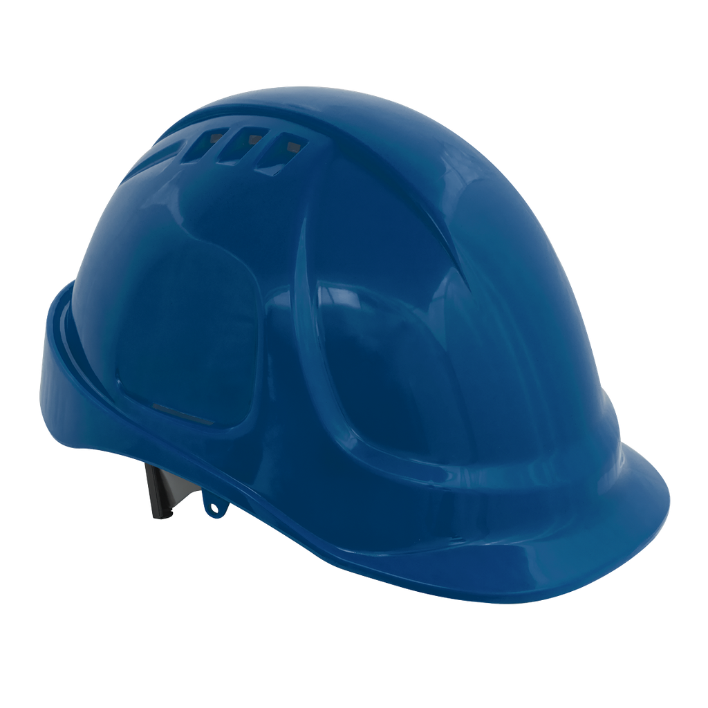 Sealey Worksafe® Vented Safety Helmet - Blue