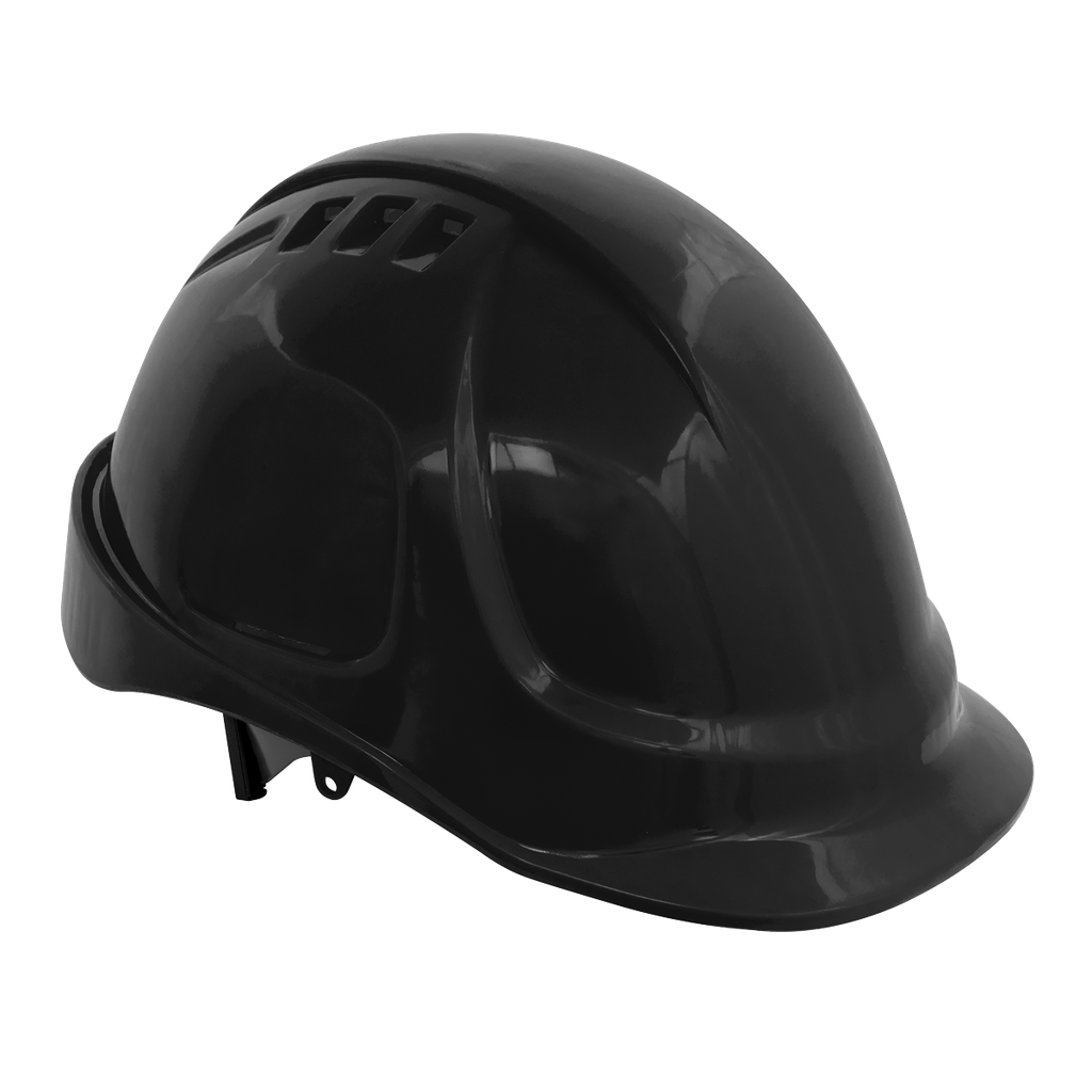 Sealey Worksafe® Vented Safety Helmet - Black