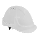 Sealey Worksafe® Vented Safety Helmet - White