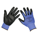 Sealey Worksafe® Lightweight Precision Grip Gloves, Large - Pair