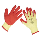 Sealey Worksafe® Super Grip Knitted Gloves with Latex Palm, X-Large - Pair