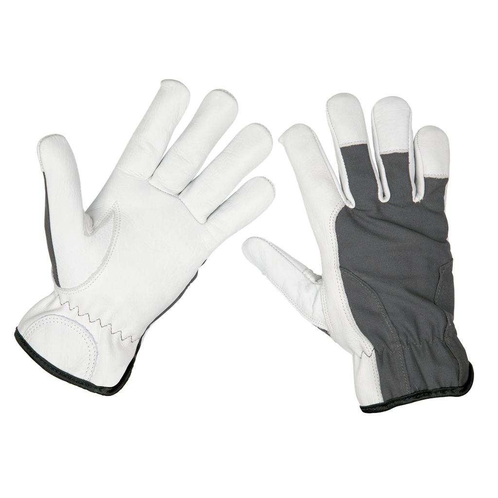 Sealey Worksafe® Super Cool Hide Gloves, Large - Pair