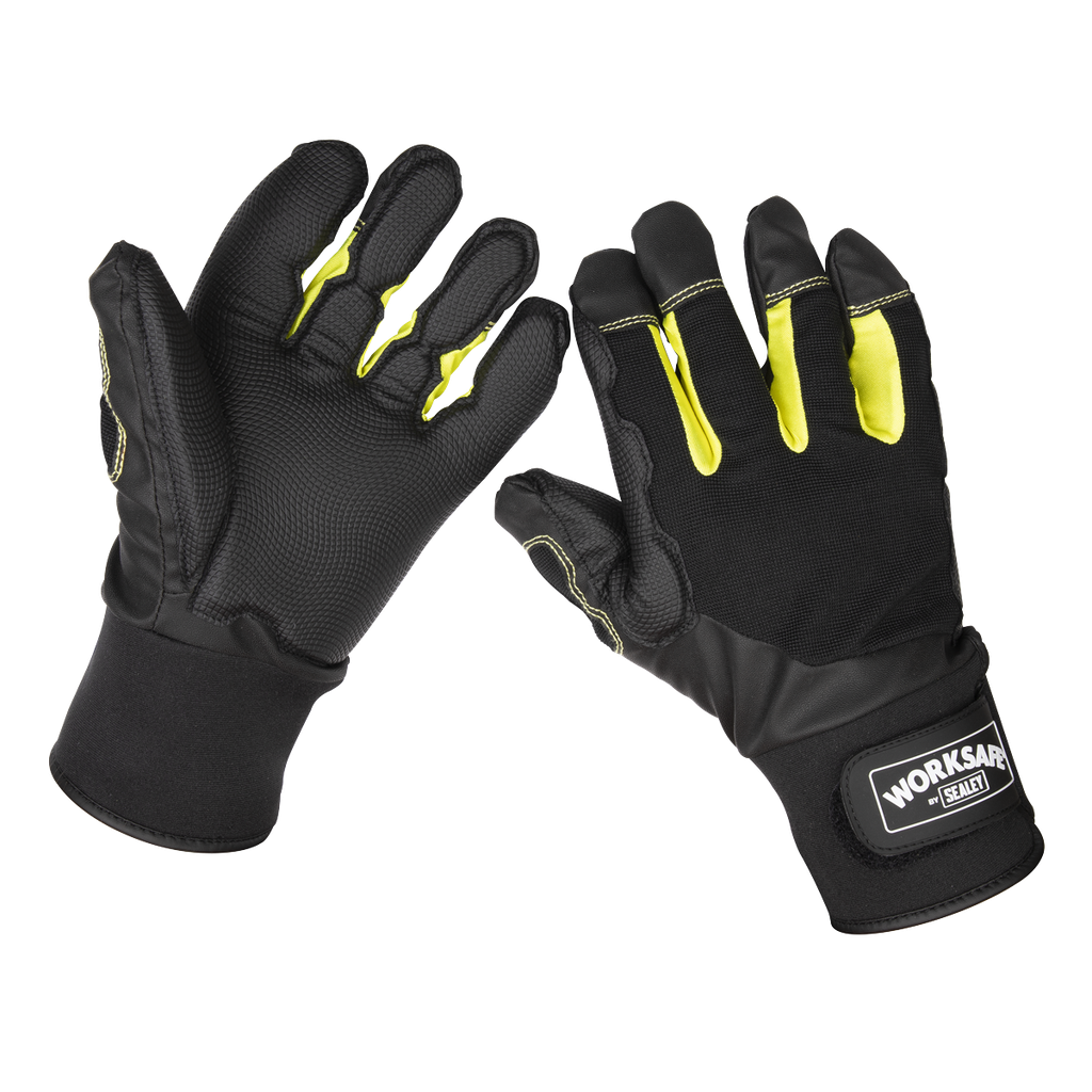 Sealey Worksafe® Anti-Vibration Gloves, Large - Pair