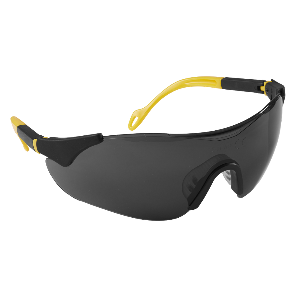 Sealey Worksafe® Sports Style Shaded Safety Glasses with Adjustable Arms