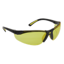 Worksafe® Zante Style Amber Lens Safety Glasses with Flexi Arms