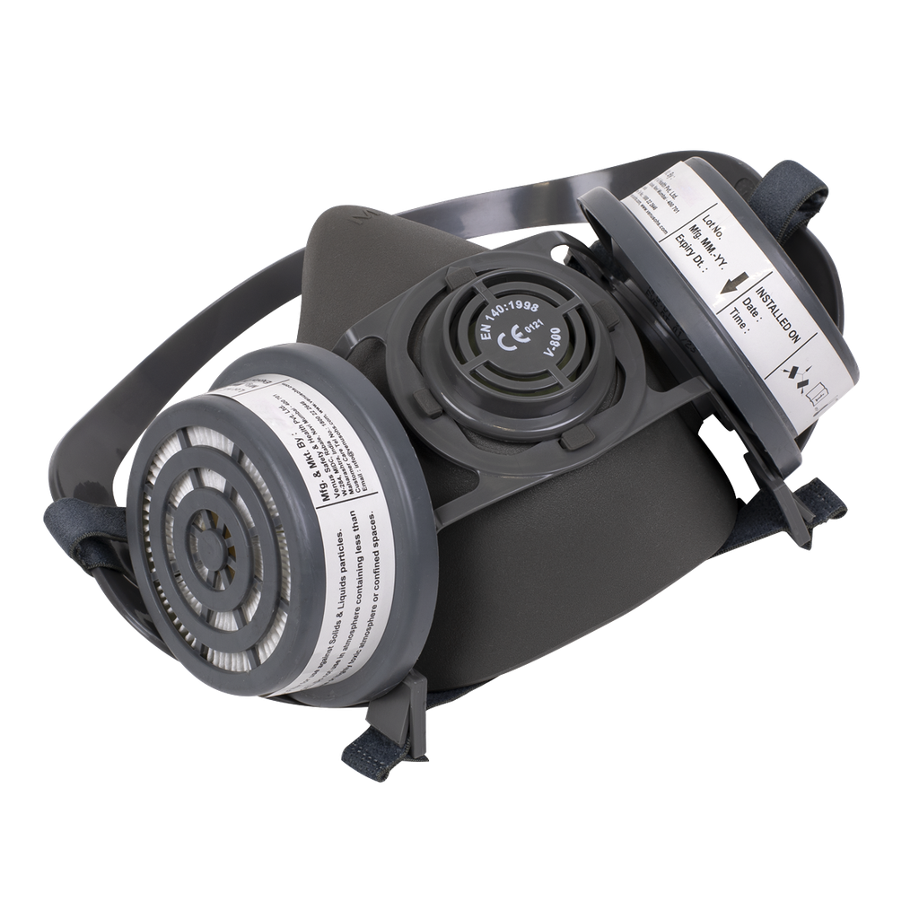 Sealey Half Mask with P3R Filter Cartridges