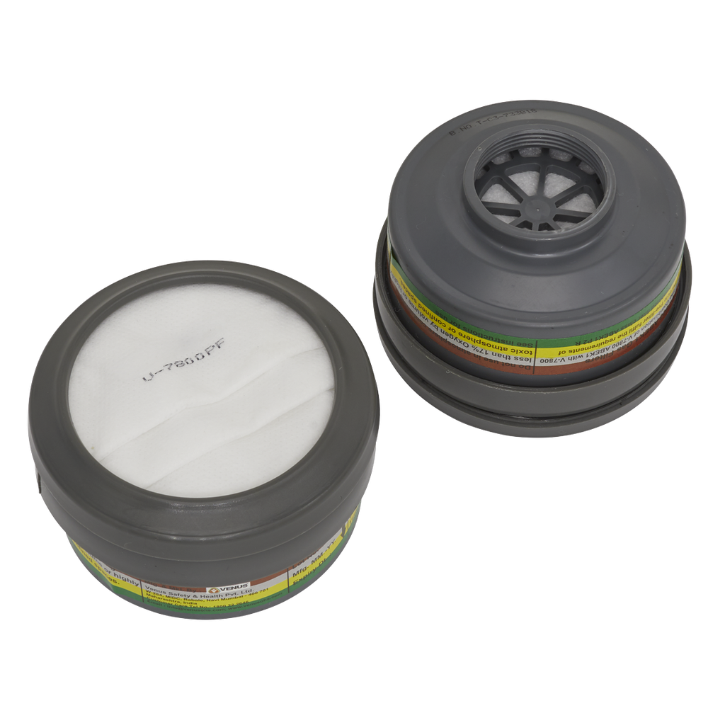 Sealey Cartridge ABEK1 P2R - Pack of 2
