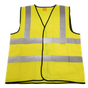 Sealey Worksafe® Hi-Vis Yellow Waistcoat - Medium