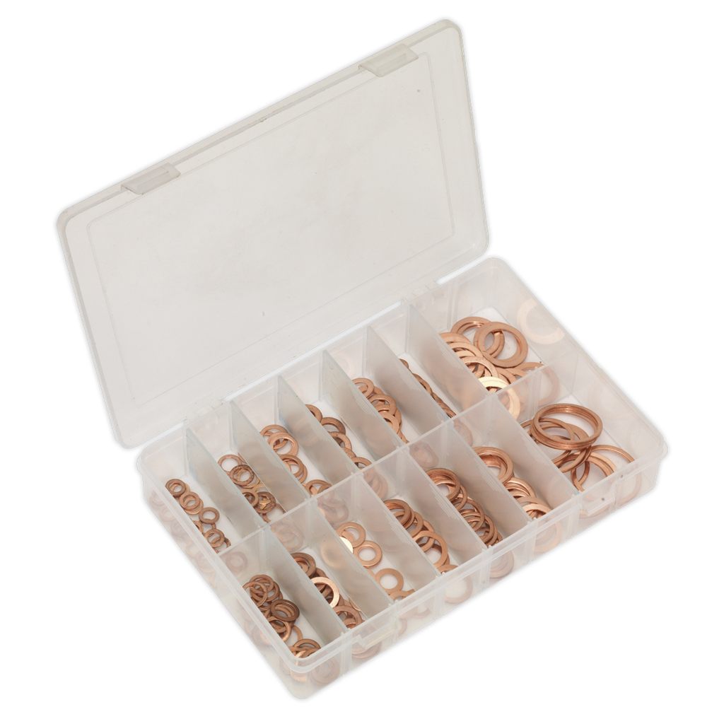 Copper Sealing Washer Assortment 250pc