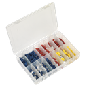 Crimp Terminal Assortment 200pc - Blue, Red & Yellow