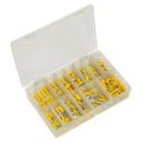 Sealey Crimp Terminal Assortment 140pc - Yellow