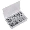 Sealey Steel Nut Assortment M4-M16 255pc