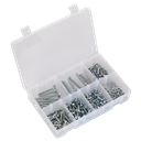 Sealey High Tensile Setscrew, Nut & Washer Assortment M5 444pc