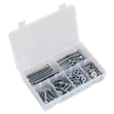 Sealey High Tensile Setscrew, Nut & Washer Assortment M8 220pc