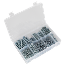 Sealey Zinc Plated Self-Drilling Screw Assortment Hex Head 410pc