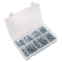 Sealey Zinc Plated Self-Tapping Pan Head Pozi Screw Assortment 305pc - DIN 798CZ