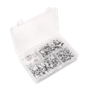 Sealey Threaded Insert (Rivet Nut) Splined Assortment M4-M8 200pc