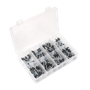 Sealey Rivet Assortment Black Anodised 200pc