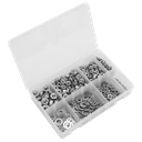 Sealey Stainless Steel Nut and Washer Assortment M5-M10 500pc