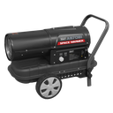 Sealey Space Warmer® Kerosene/Diesel Heater with Wheels 70,000Bt