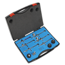 Mini Gravity/Suction Feed Air Brush Kit 10pc