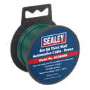 Sealey 8A Thick Wall Automotive Cable 6m - Green