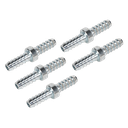 Sealey PCL Double End Hose Connector 1/4" Hose - Pack of 5