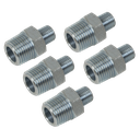 Sealey PCL Reducing Union 1/2"BSPT to 1/4"BSPT - Pack of 5