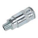 Sealey PCL Coupling Body Male 1/4"BSPT - Pack of 50