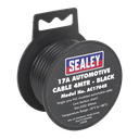 Sealey 17A Thick Wall Automotive Cable 4m - Black