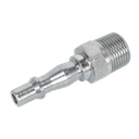 Sealey PCL Screwed Adaptor Male 3/8"BSPT - Pack of 5