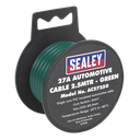 Sealey 27A Thick Wall Automotive Cable 2.5m - Green