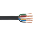 Sealey Thin Wall Automotive Cable 6 x 1mm² 32/0.20mm, 1 x 2mm² 28/0.30mm 30m - Black