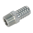 Sealey PCL Screwed Tailpiece Male 3/8"BSPT - 1/2" Hose - Pack of 5